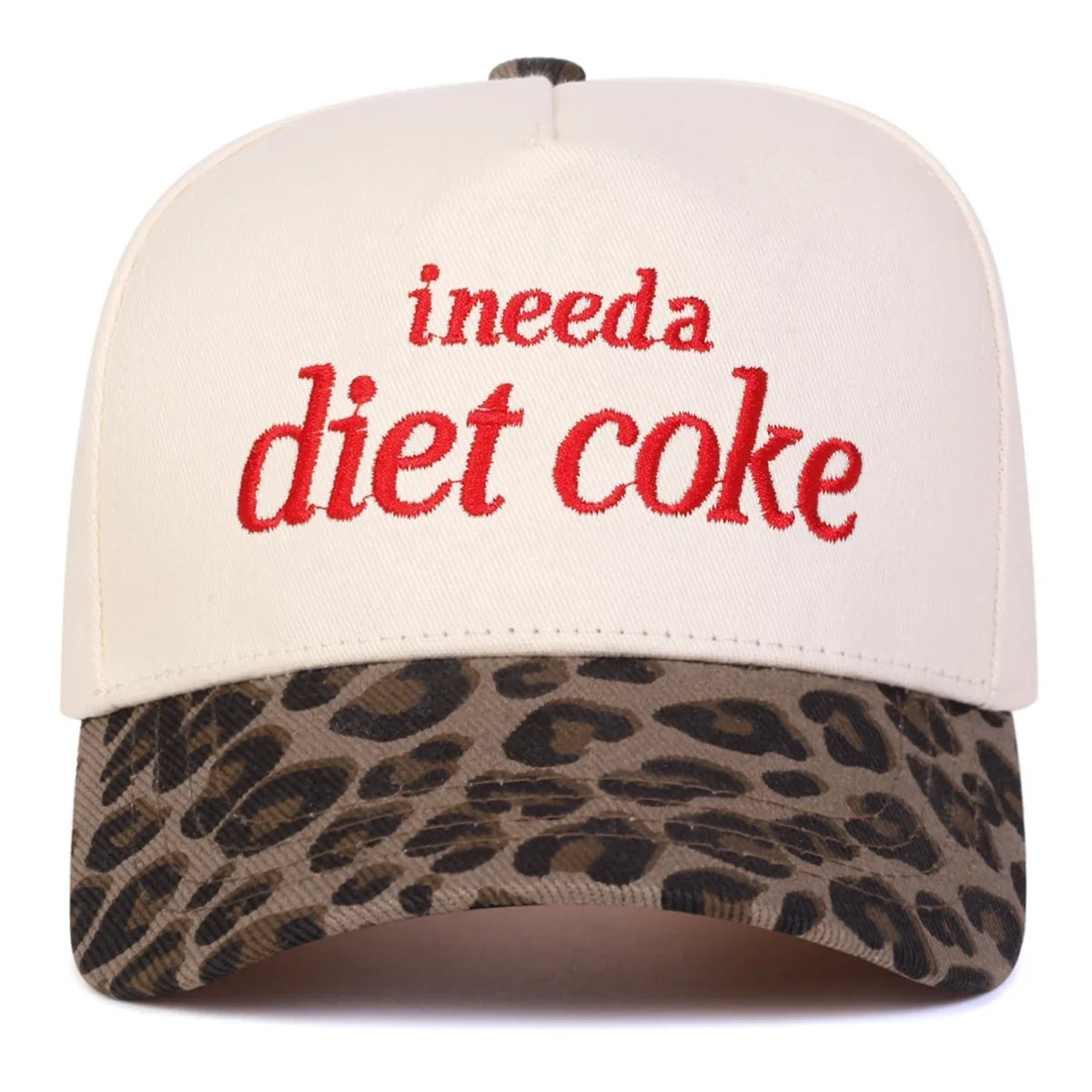 Unisex Ineed A Diet Coke Letter Embroidery Baseball Caps Spring Autumn Sports Cap