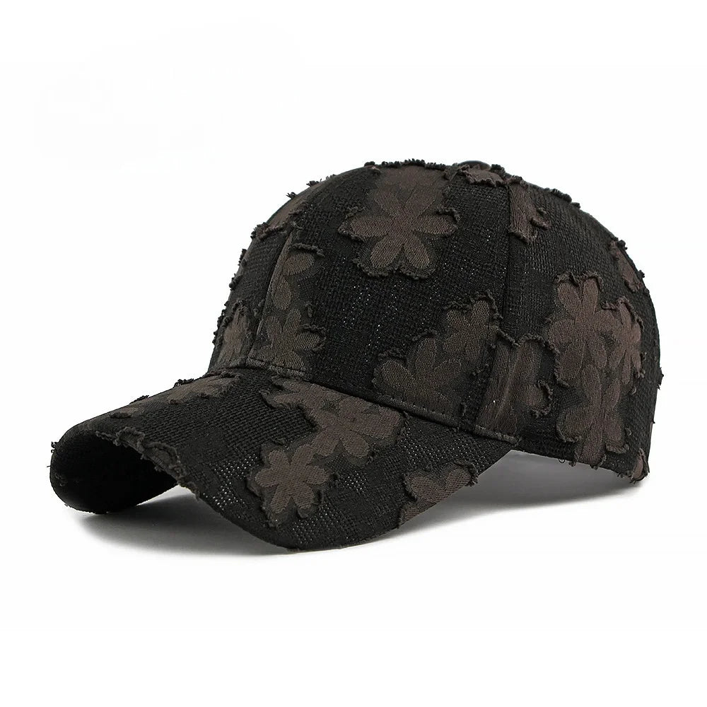 Fresh Floral Baseball Cap Women's