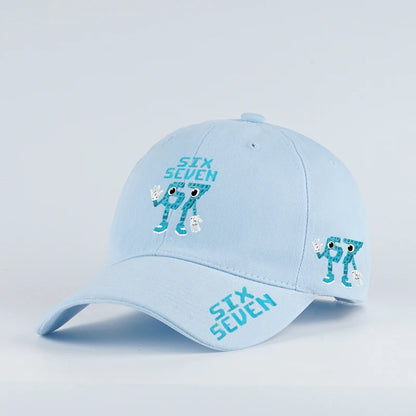 Retro '67 Cartoon Print Baseball Cap