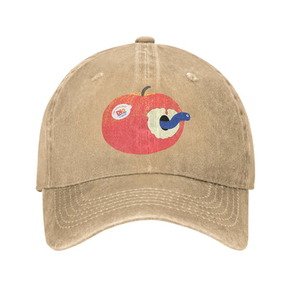 Apple Funny Cartoon Graphic Casual Baseball Cap Summer Trucker Hat