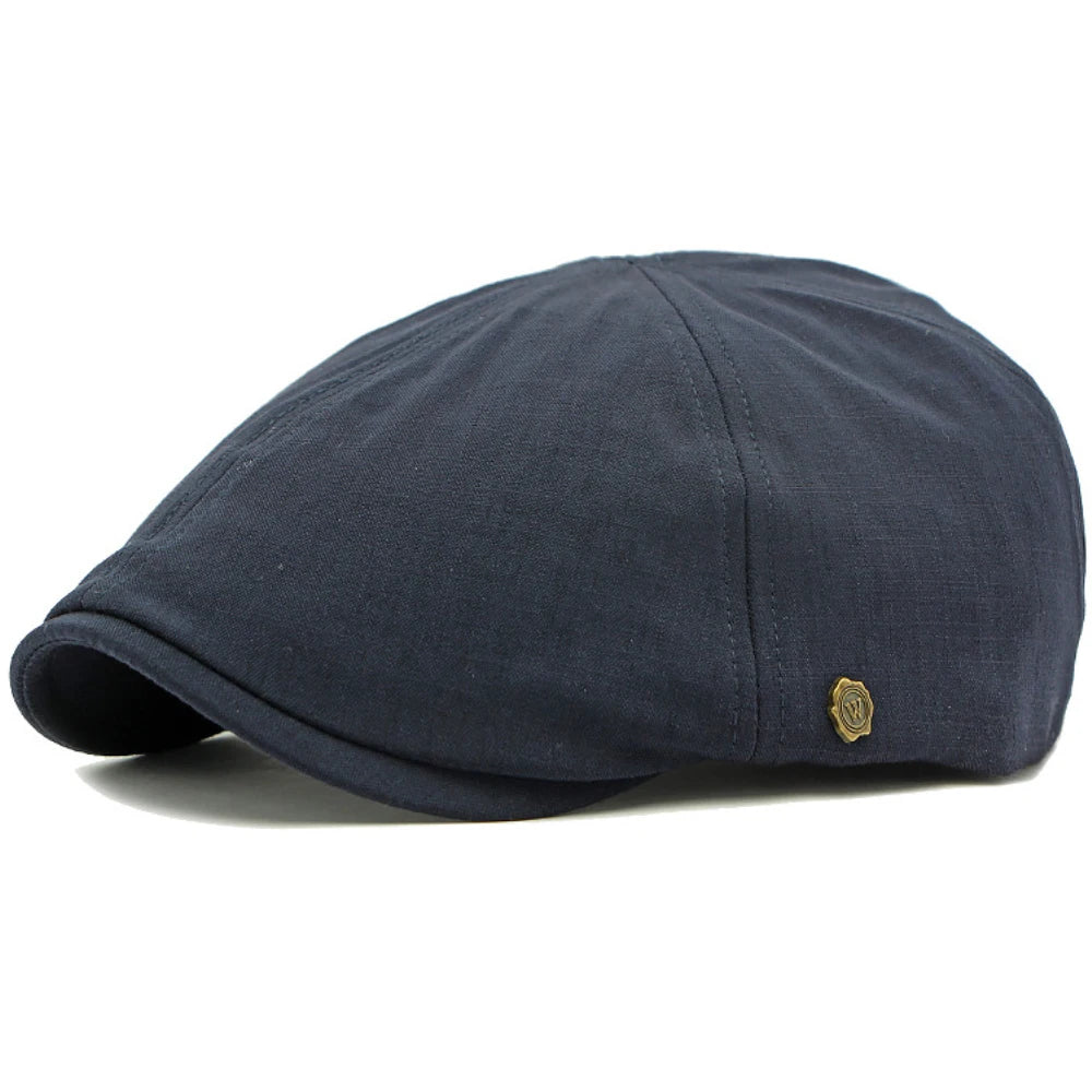 Beret Cap Spring Summer Octagonal Cap For Men Women 6 Panels Artist Painter Beret Hat