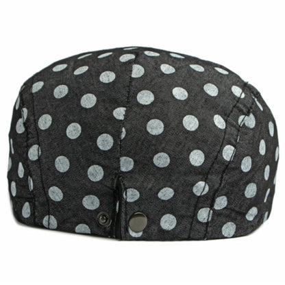 Men Women Retro Artist Painter Dots Beret Hat