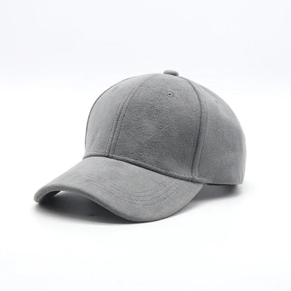 Wholesale Suede Baseball Cap Autumn Winter for Men Women