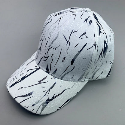 New Streetwear Kpop Striped Love Men Women Baseball Hats