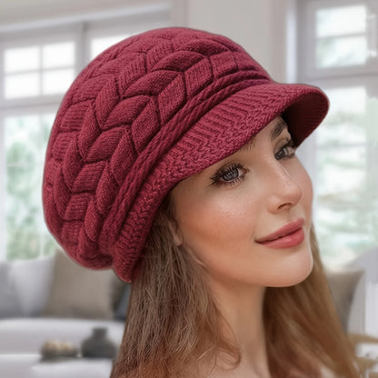 Retro Women's Winter Warm Knitted Cap