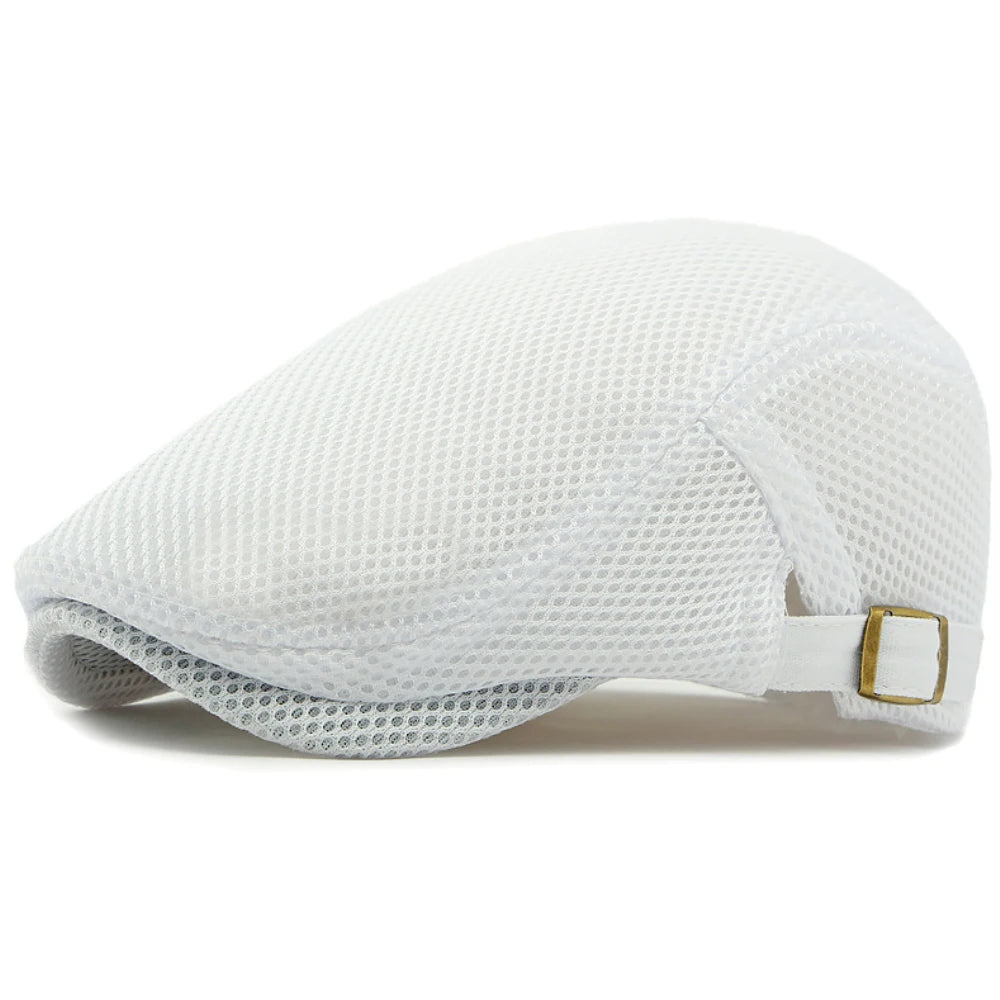 Beret Cap Spring Summer Mesh Cap Breathable Sun Hat