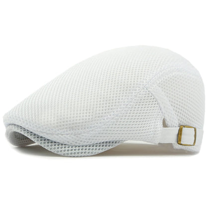Beret Cap Spring Summer Mesh Cap Breathable Sun Hat