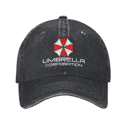 Umbrella Corporation Baseball Cap Men Women Baseball Caps Retro Distressed Denim Snapback