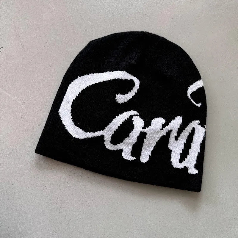 White Carat 2025 Winter Warm Caps Y2K Beanies Hats