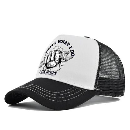 Spring Summer Printed Mesh Breathable Baseball Cap