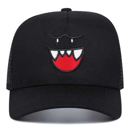 Happy Face Women Men Outdoors Baseball Cap Summer