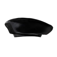Black Shiny Leather