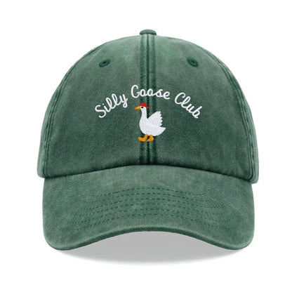1pc Men' and Women' Vintage Soft-Top Baseball Cap with Chicken Print