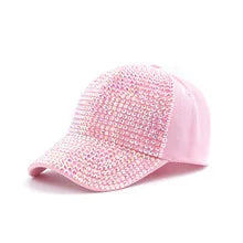 New Fashion Women Diamond Inlay Cap Spring Summer