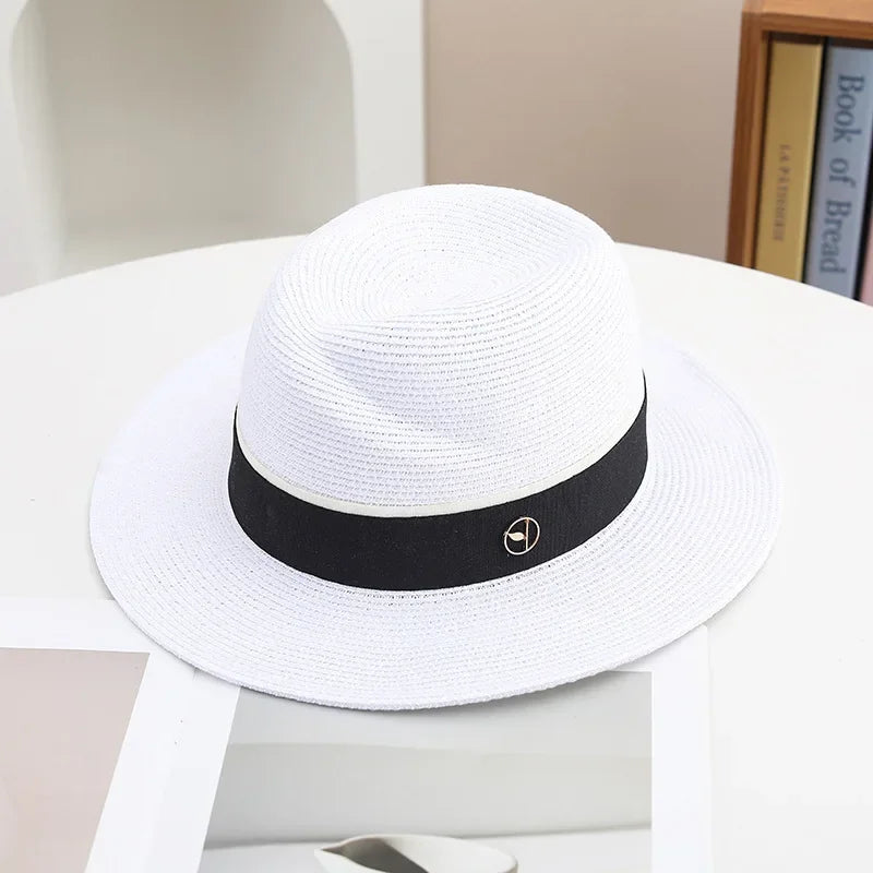 New Summer Panama Straw Hat UPF50+
