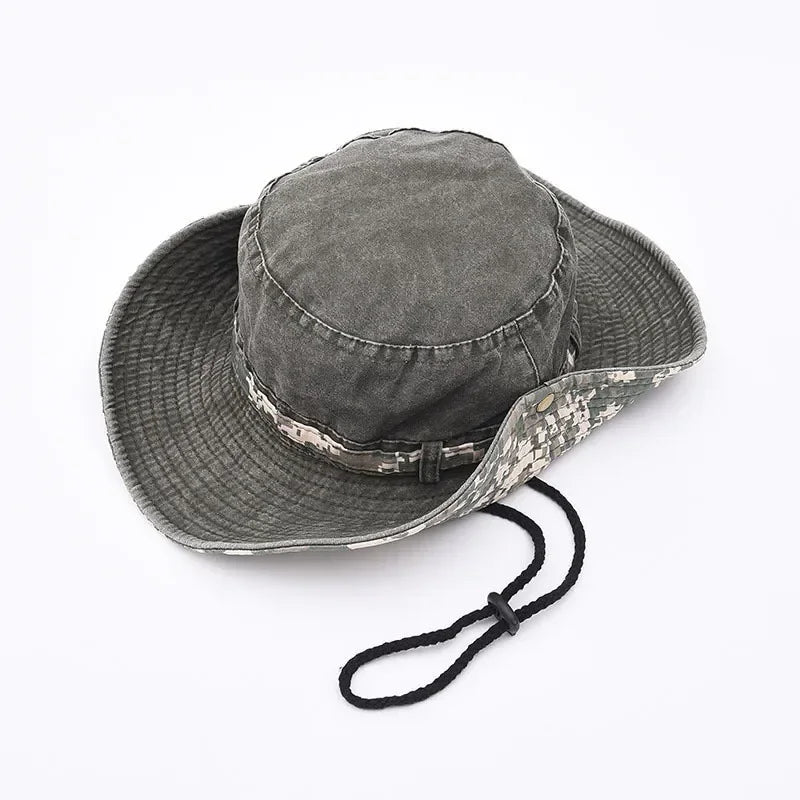 Four Seasons Cotton Solid Bucket Hat Fisherman Hat