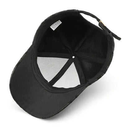Leather Suede PU Camouflage Baseball Cap