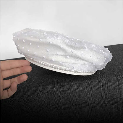 Women's Summer Thin Hollow Lace Beret French Retro Painter Hat