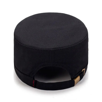 Small Iron Standard Flat Hat Spring Outdoor Travel Hat Men'S Cotton Shield Hat