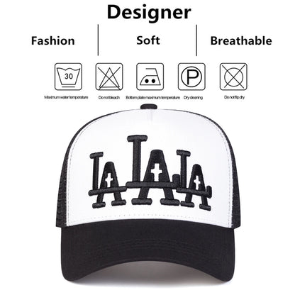Unisex LA Cross Embroidery Baseball Caps Spring and Summer Outdoor
