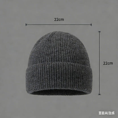 Autumn  Winter Short Warm Melon Hat Men