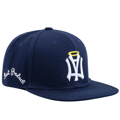 Unisex Fitted Flat Bill Cap Snapback Hat