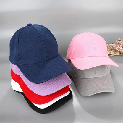 Fashion Candy Color Kids Baseball Cap Sun Protection Boy Girls