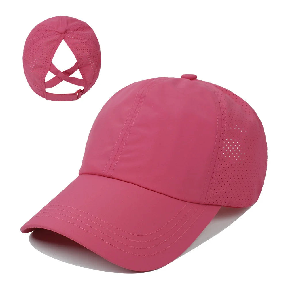 Summer Solid Color Baseball Cap Women's