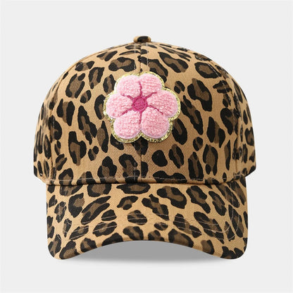 Leopard Print Baseball Caps Unisex Embroidery Spring Autumn