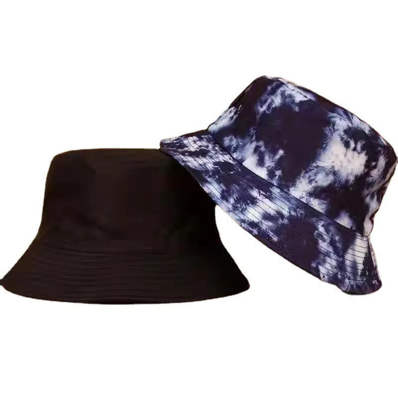 Street Graffiti Men's Bucket Hat Double-Sided Hip Hop Outdoor
