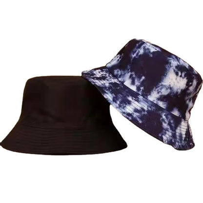 Street Graffiti Men's Bucket Hat Double-Sided Hip Hop Outdoor