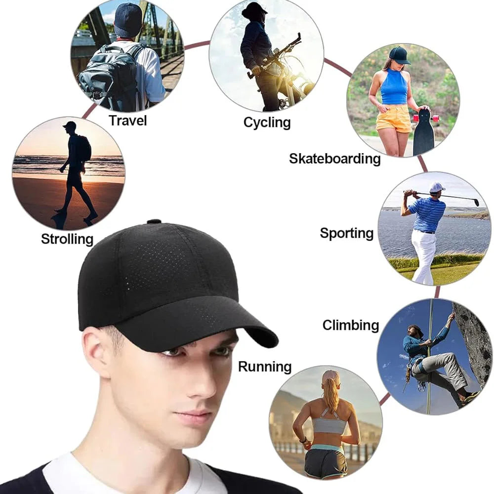 Mesh Baseball Cap Summer Men Women