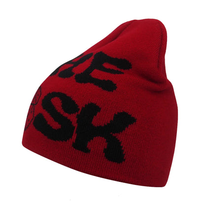 Y2K Letter Knitted Winter Autumn Beanie Cap Men Women