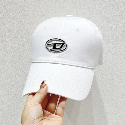Cute Cat Embroidery Soft Top Baseball Cap Men and Women Summer