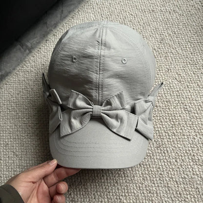 Sweet Lightweight Bowknot Baseball Caps