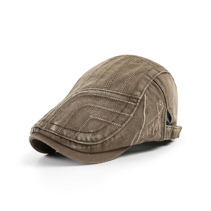 Spring Summer Solid Color Newsboy Caps Men