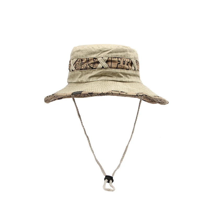 Outdoor Fisherman Hats Men Women Summer Wide Brim Bucket Hat