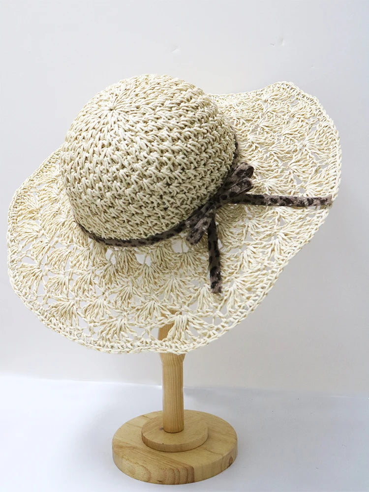 Women’s Summer Wide-Brimmed Foldable Panama Hat