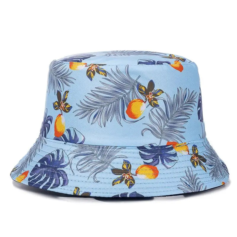 Unisex Bucket Cap Fruit Printing Hats Summer