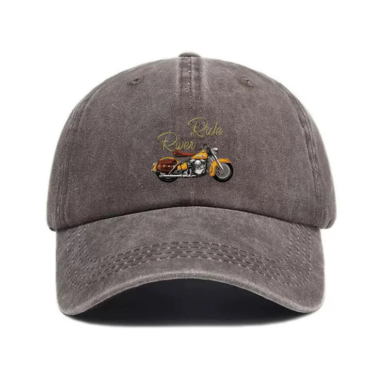 Customize Vintage Washed Cotton Baseball Cap Men