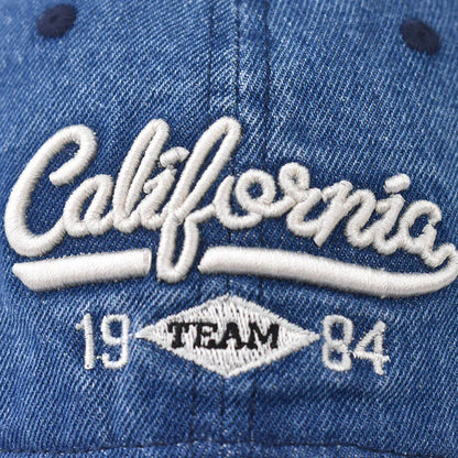 Denim Baseball Cap For Women Men Unisex