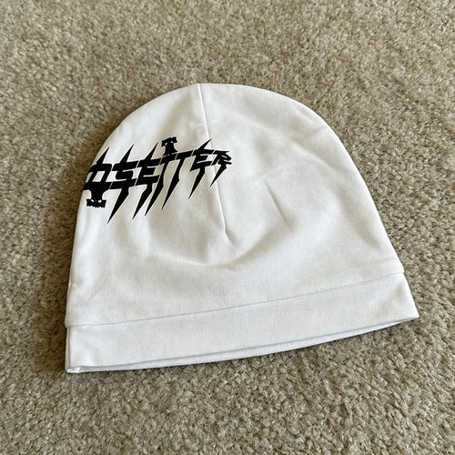 Monochrome Letter Printed Hat Trendy Brand Hip Hop Retro