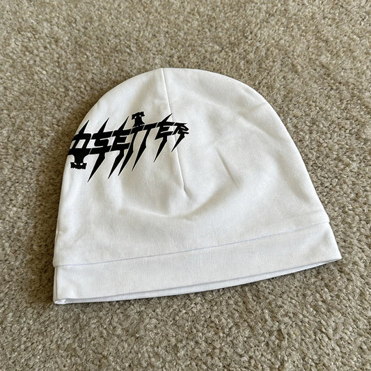 Monochrome Letter Printed Hat Trendy Brand Hip Hop Retro