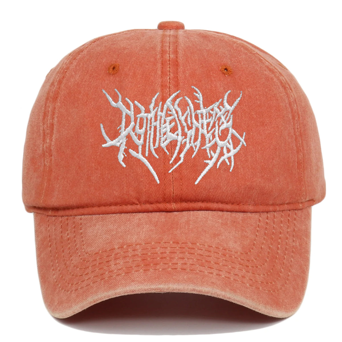 Vintage Washed Punk Hip Hop Baseball Cap Embroidered Dad Hat Vintage Classic Style