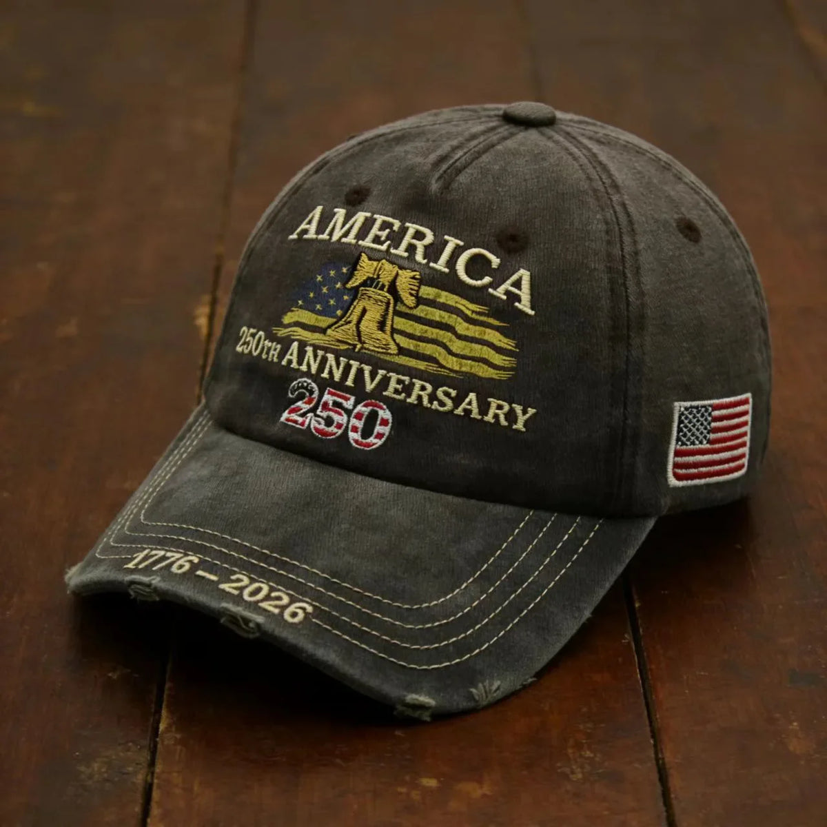 Outdoor Sports Baseball Cap Embroidery American Eagle Head 250th Anniversary Cap Shade Cap