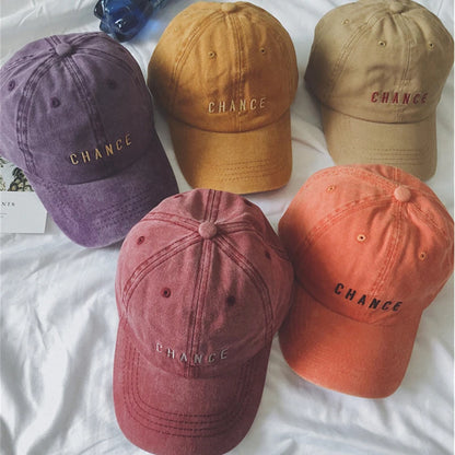 Unisex Washed Cotton Embroidery Baseball Cap