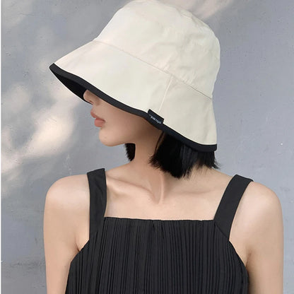 Double Sided Bucket Hat Female Panama Sun Hats