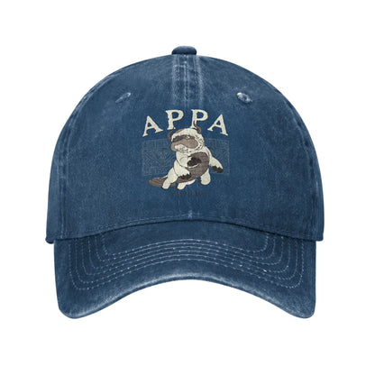 Avatar- The Last Airbender Appa Yip Yip Big Chest Logo Casual Baseball Cap