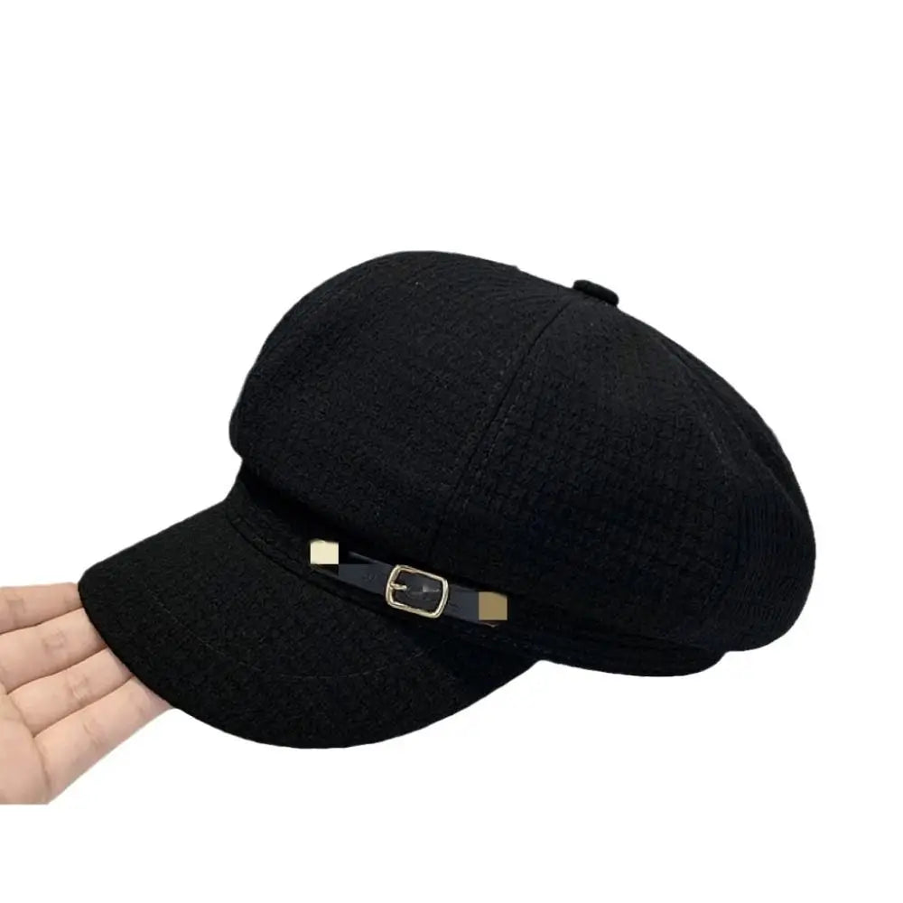 Casual Octagonal Newsboy Hat Accessories Fashion Designer Berets
