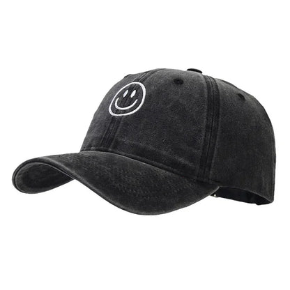Washed Cotton Baseball Caps Women Men